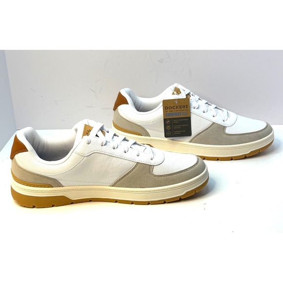 Dockers Men's Frederick Casual Lace-Up Sneaker Shoes White Size 11M NWT/BOX - Picture 5 of 10